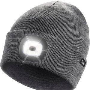 NEW Etsfmoa Unisex Beanie Hat with Rechargeable Light